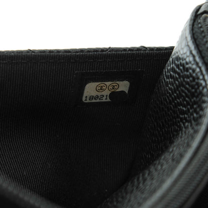 Chanel Caviar Quilted Wallet On Chain WOC Black 8 of 8