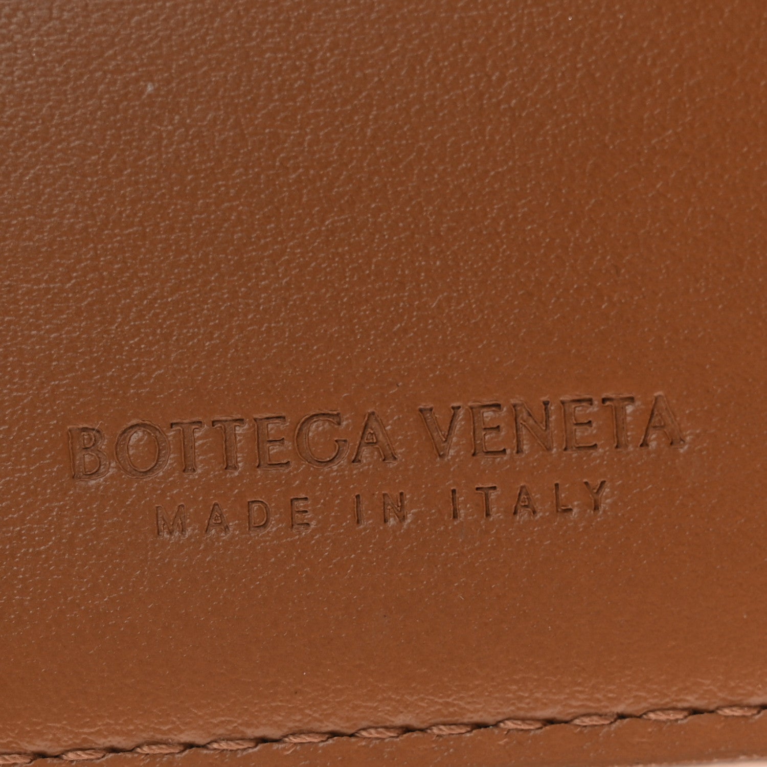 Bottega Veneta Nappa Intrecciato Small Bi-Fold Zip Wallet Caramel 7 of 9