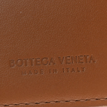 Bottega Veneta Nappa Intrecciato Small Bi-Fold Zip Wallet Caramel 7 of 9