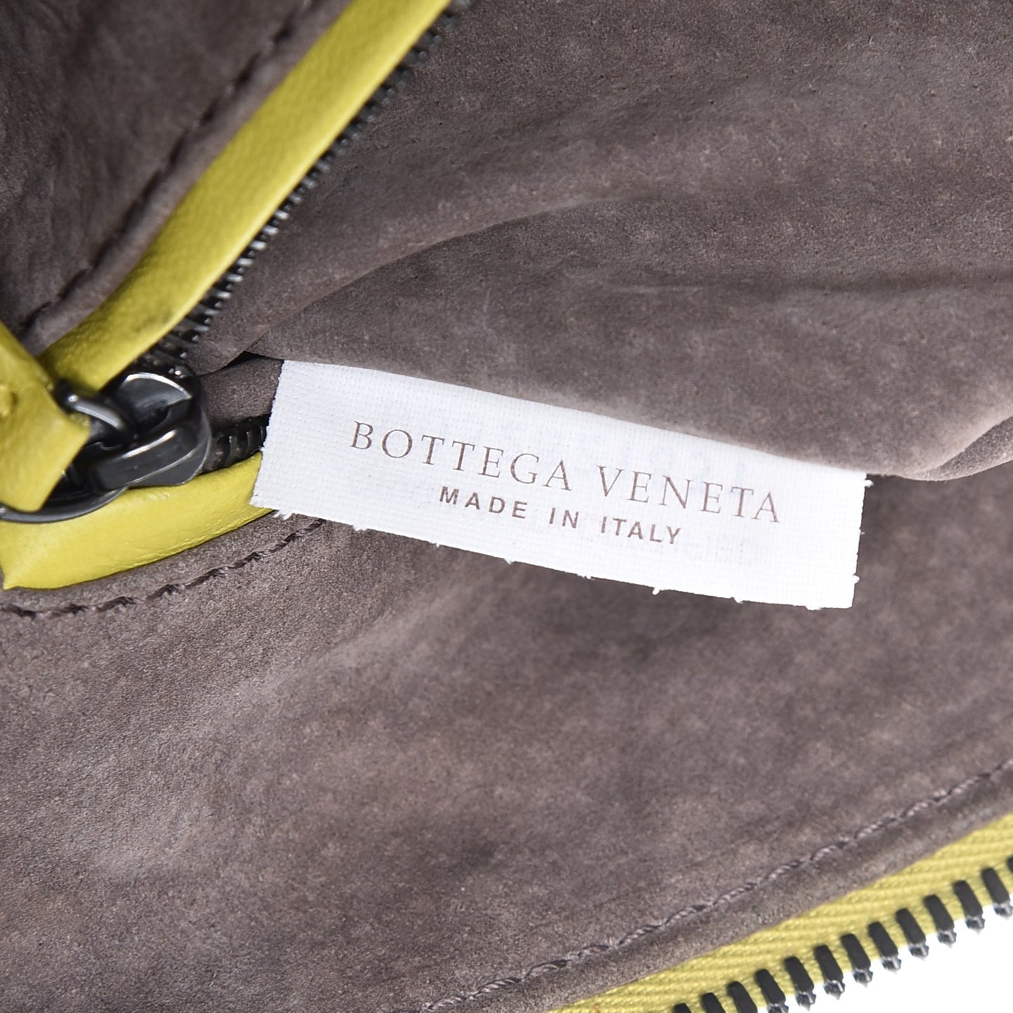 Nappa Intrecciato Pillow Crossbody Messenger Chartreuse