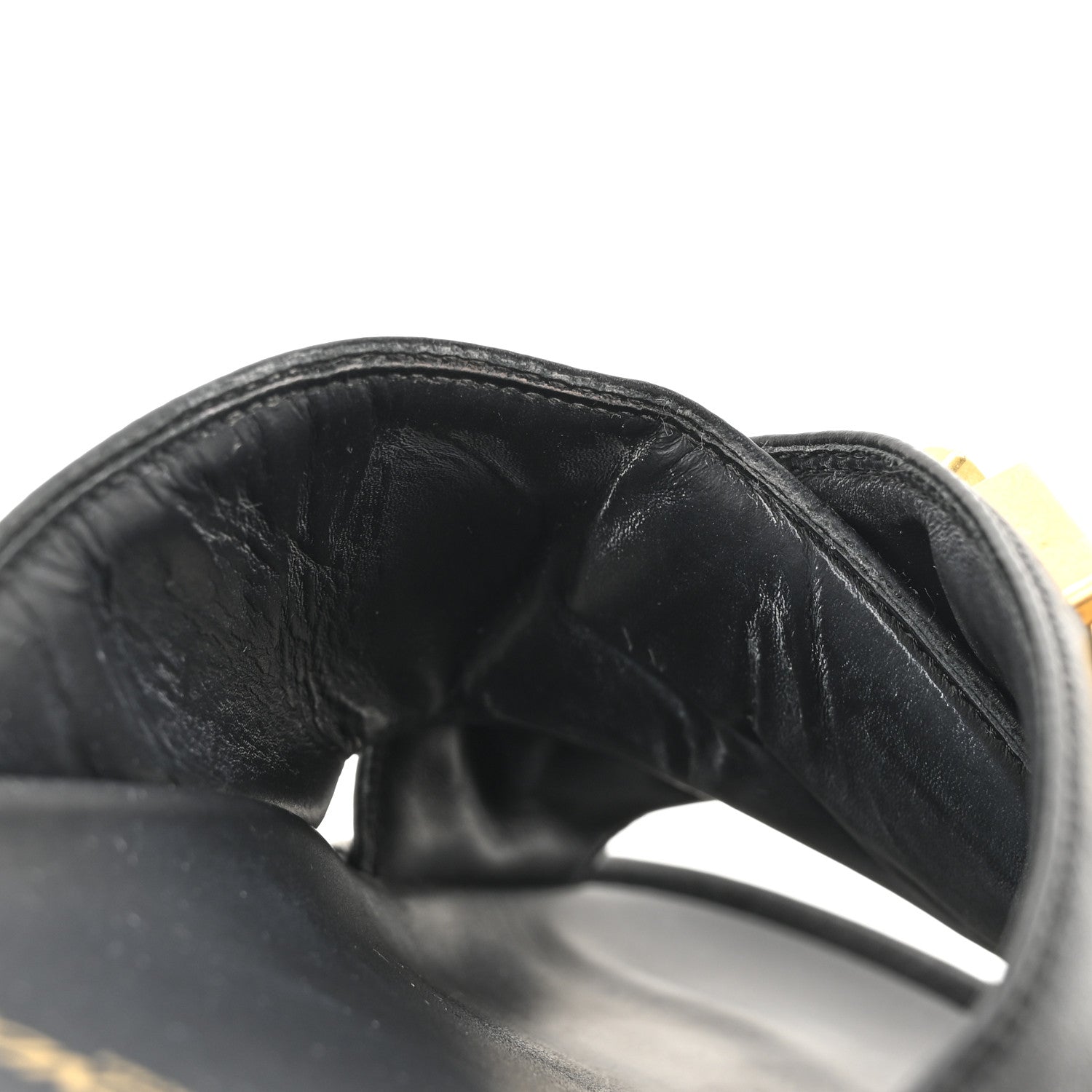 Fendi Vitello Womens Fendigraphy Slide Sandals 38.5 Black 10 of 11