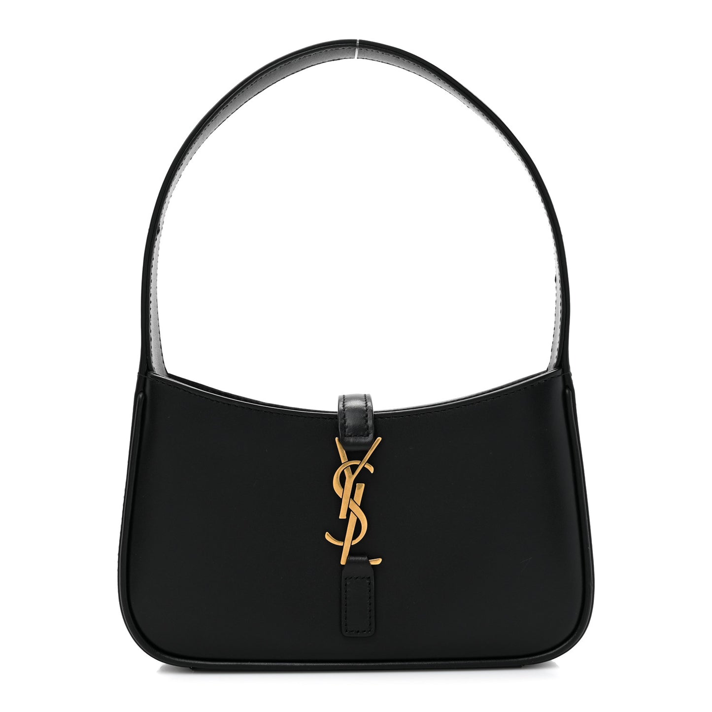 Smooth Calfskin Le 5 A 7 Mini Hobo Black