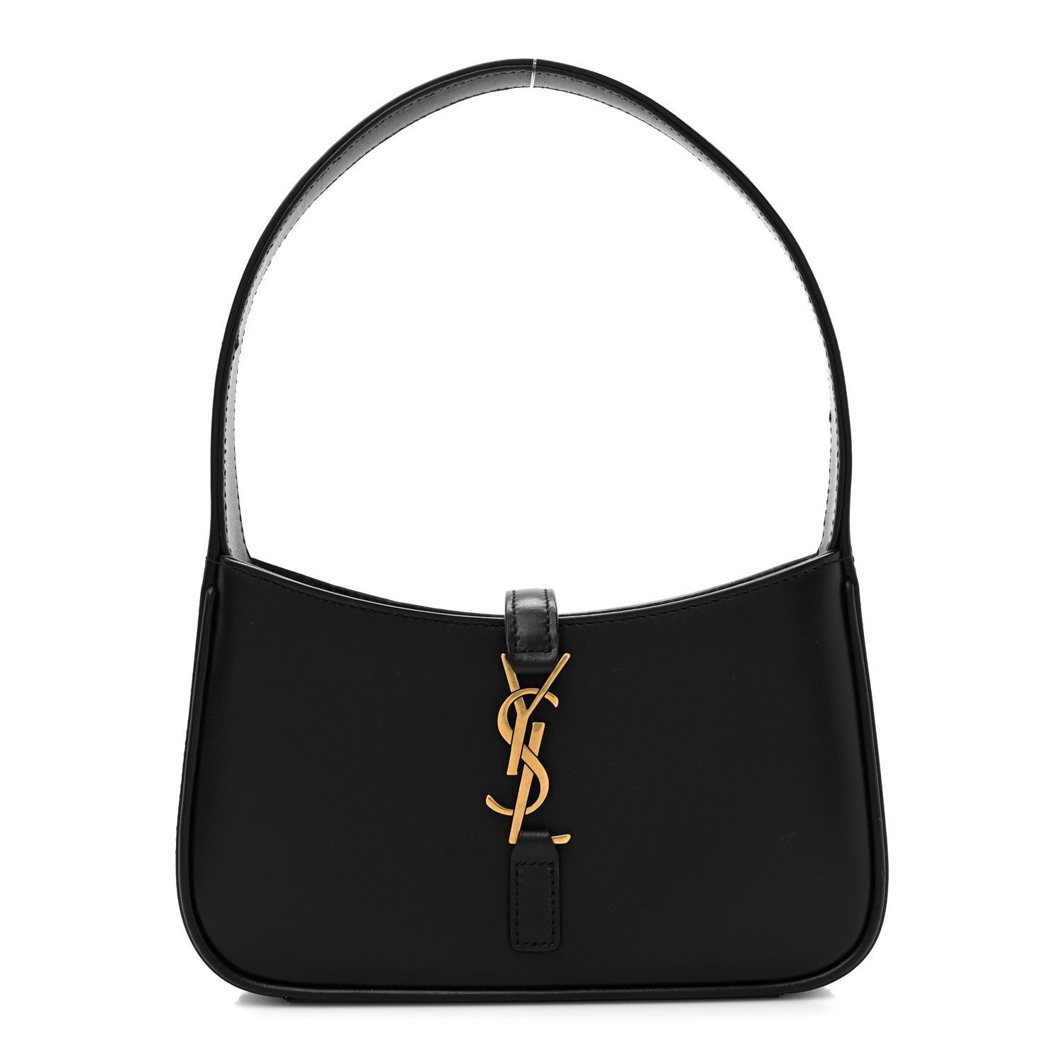 Saint Laurent Smooth Calfskin Le 5 A 7 Mini Hobo Black 1 of 14