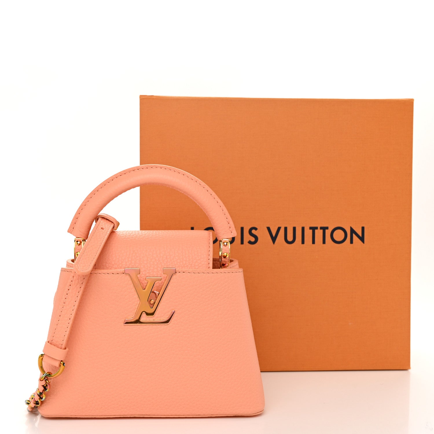 Louis Vuitton Taurillon Mini Capucines Abricot 11 of 11