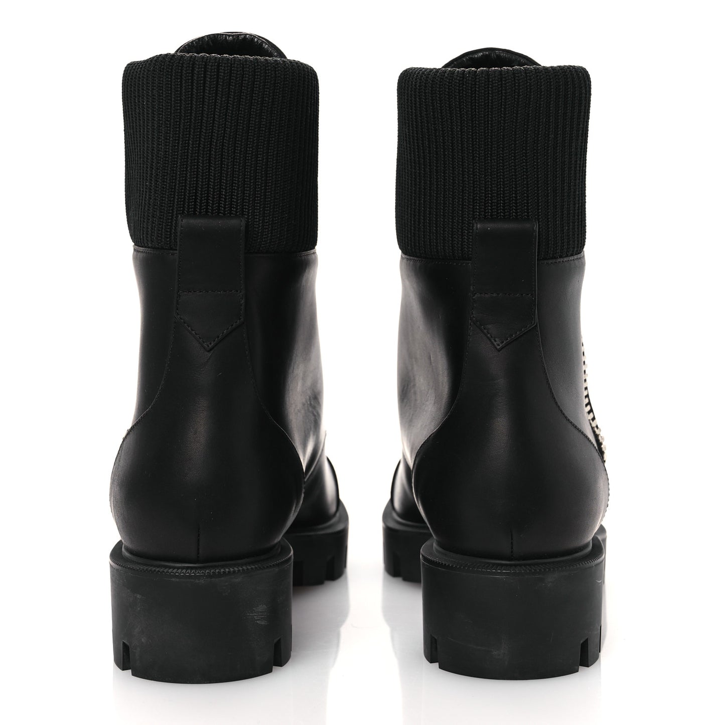 Calfskin Quilted En Hiver Boots 39.5 Black