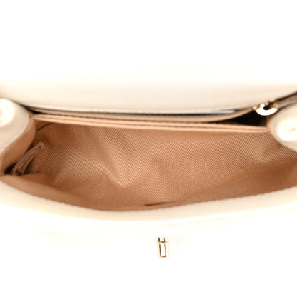 Chanel Iridescent Caviar Quilted Extra Mini Coco Handle Flap White 5 of 10
