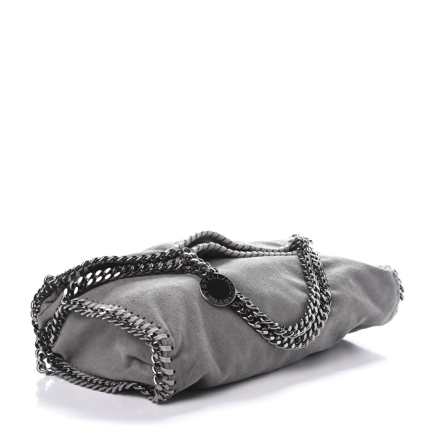 Stella McCartney Shaggy Deer Falabella Fold Over Tote Grey 5 of 10