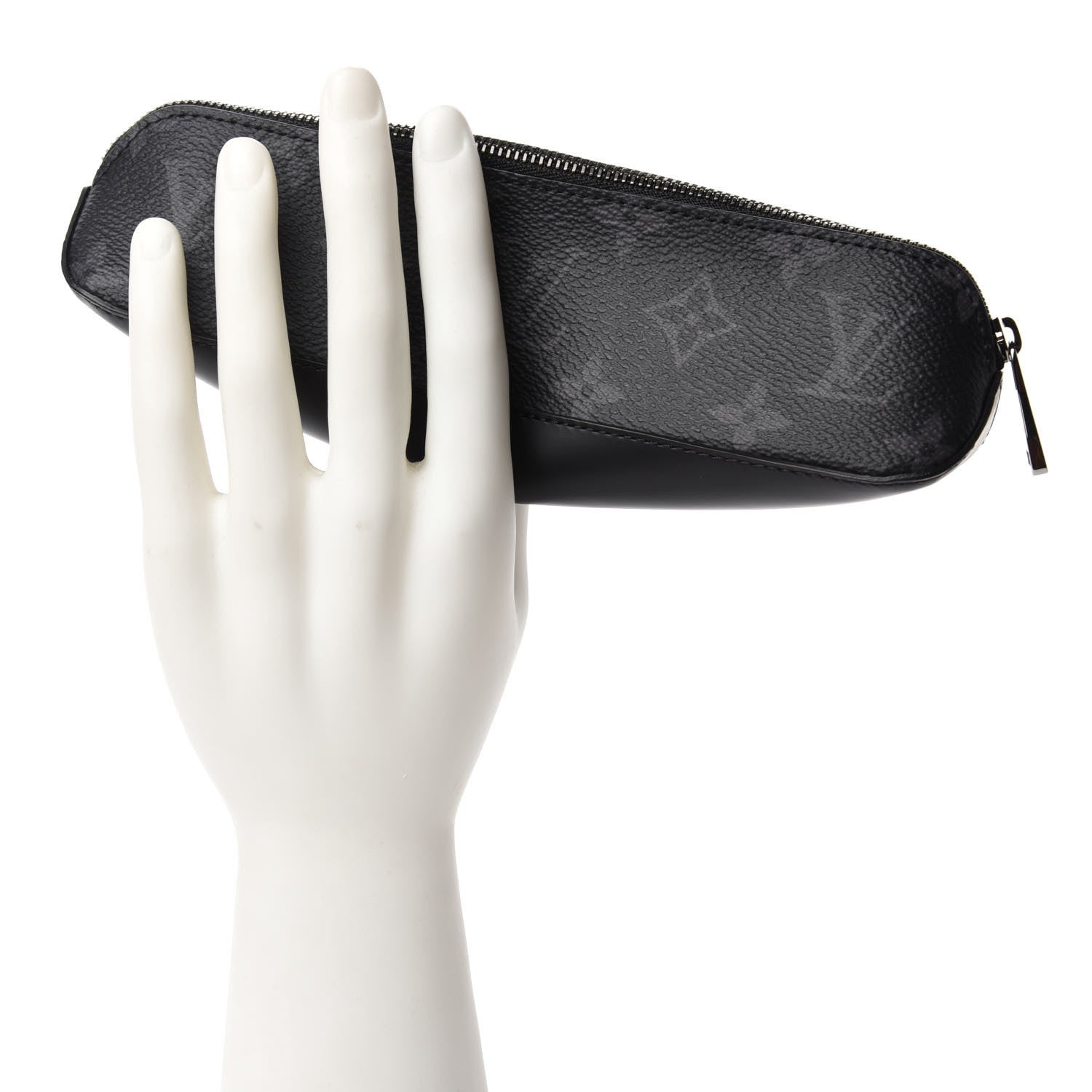 Louis Vuitton Monogram Eclipse Elizabeth Pencil Pouch Black 2 of 8