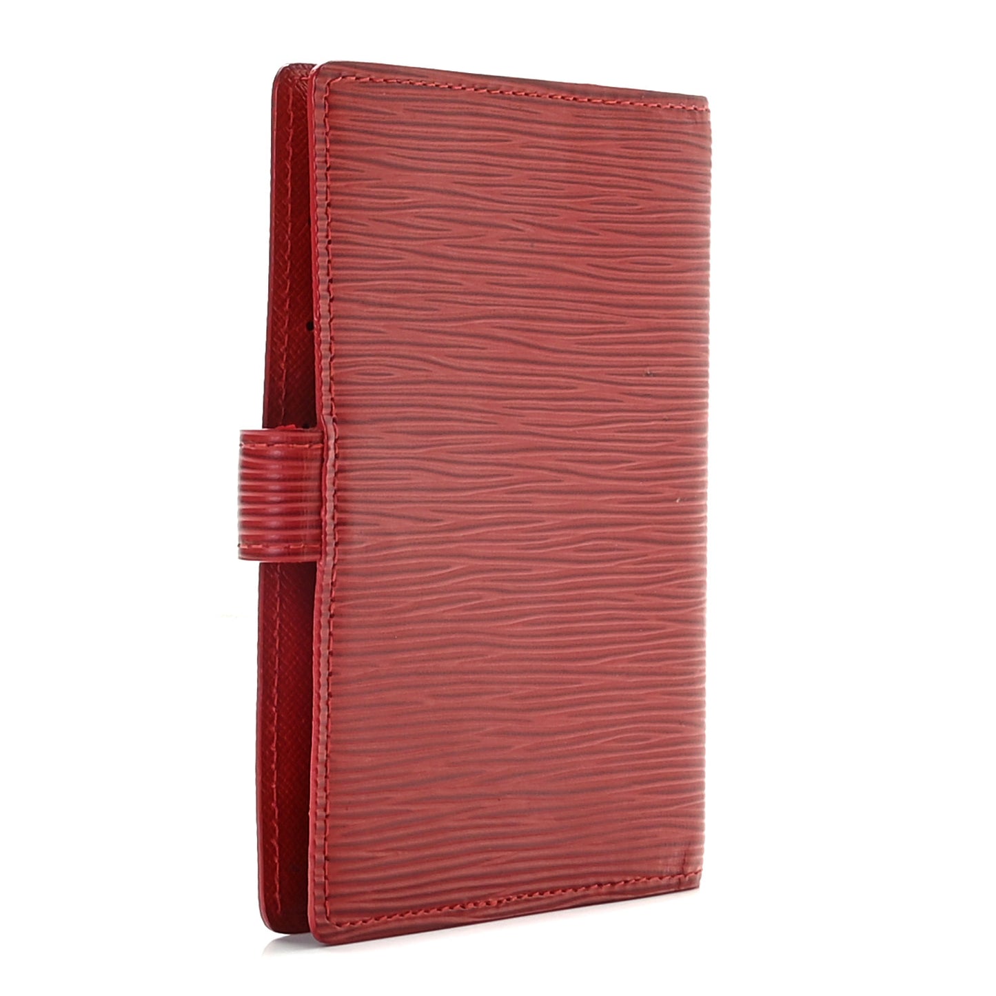 Epi Small Ring Agenda Cover Castillan Red
