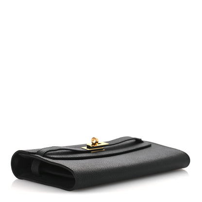 Hermes Epsom Kelly Wallet To Go Black 4 of 13