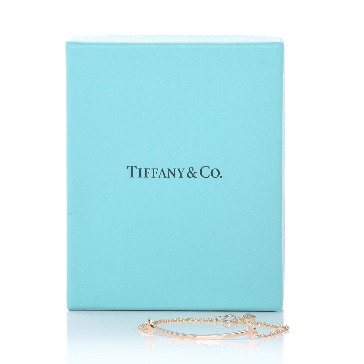 18K Rose Gold T Smile Bracelet