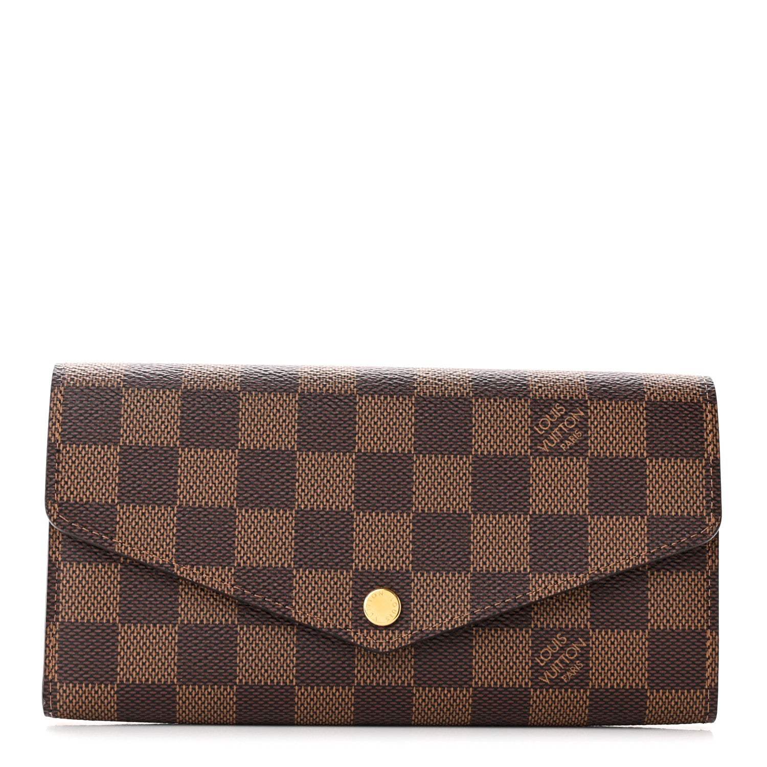 Louis Vuitton Damier Ebene Sarah Wallet NM 1 of 9