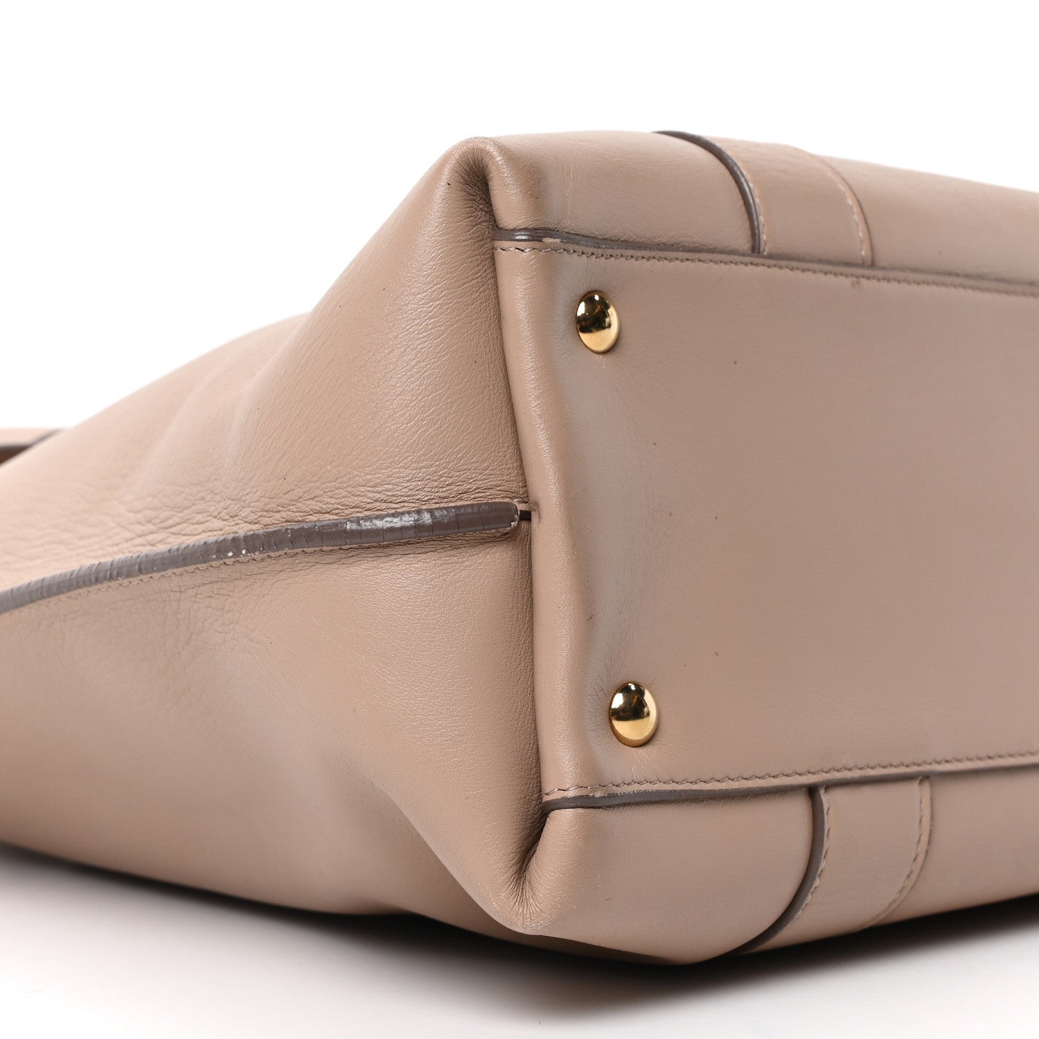 Salvatore Ferragamo Calfskin Large Sookie Satchel Ameretti 10 of 11