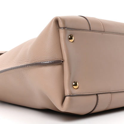 Salvatore Ferragamo Calfskin Large Sookie Satchel Ameretti 10 of 11