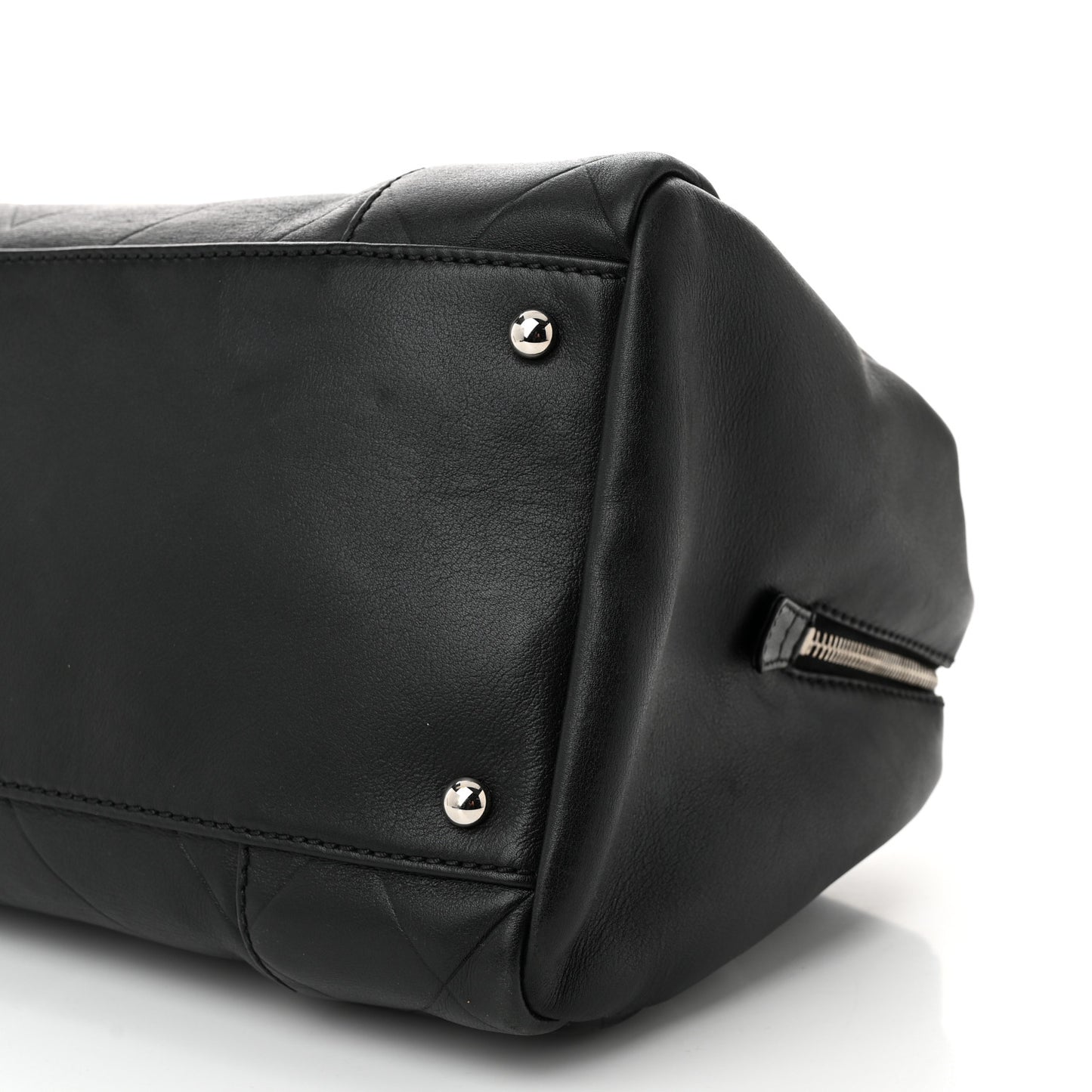 Calfskin CC Chevron All Day Long Boston Black