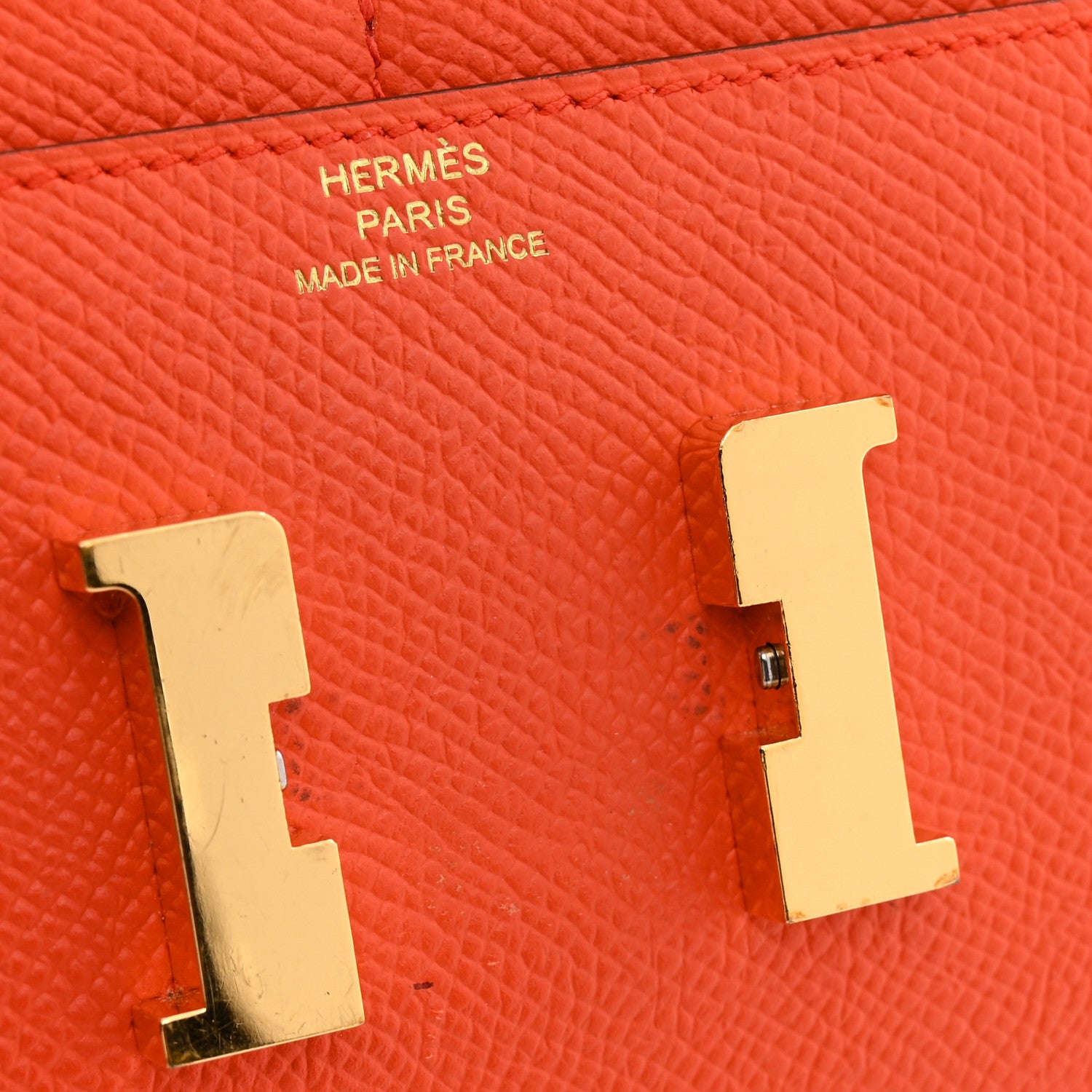 Hermes Epsom Constance Short Wallet Feu 9 of 10