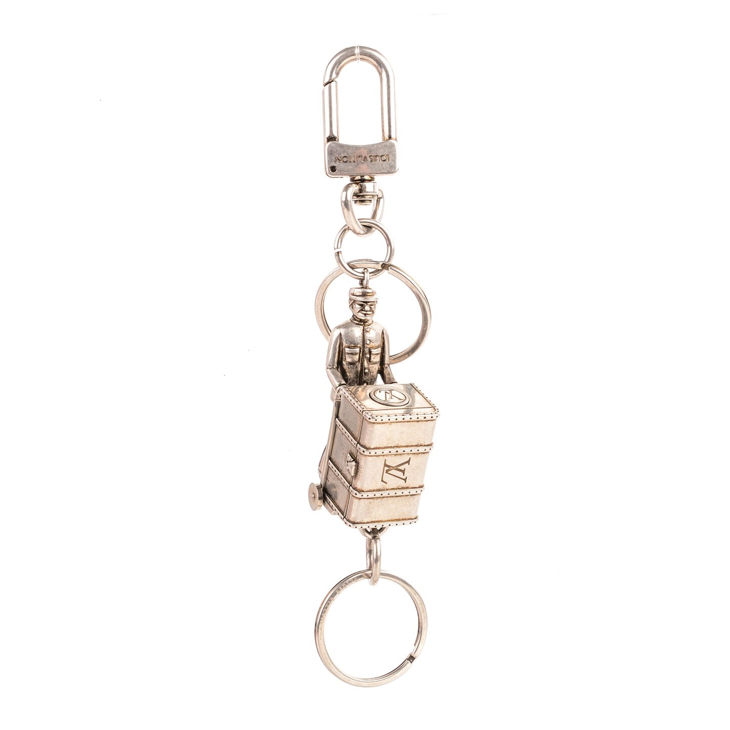 Palladium Porter Valet Key Holder Silver