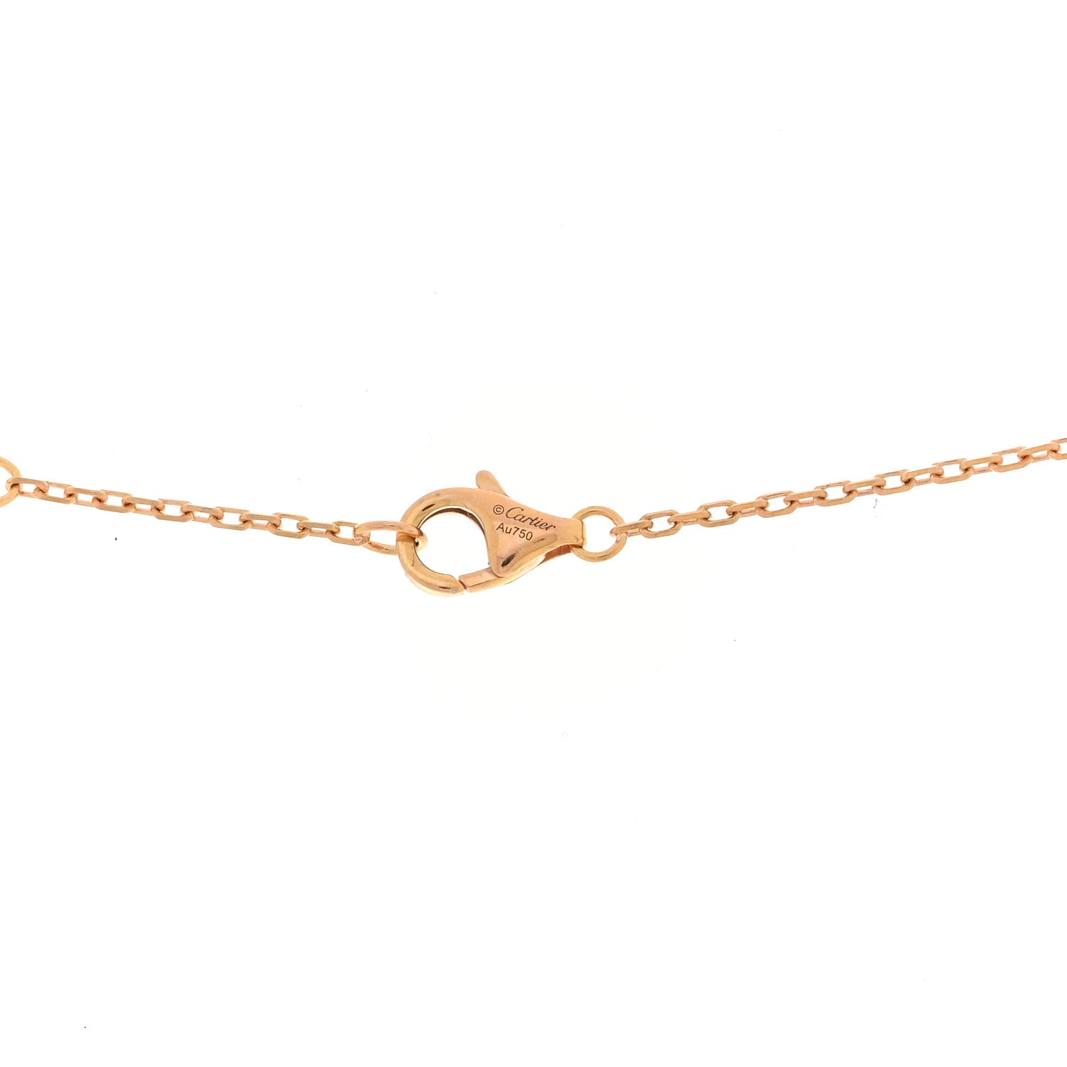 Cartier 18K Pink Gold Diamond Juste Un Clou Pendant Necklace 4 of 4