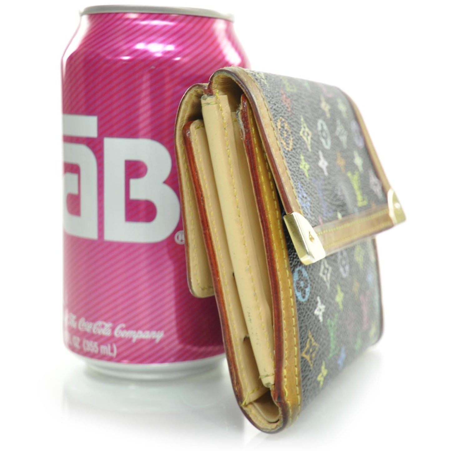 Monogram Multicolor Porte-Monnaie Billets Wallet Black