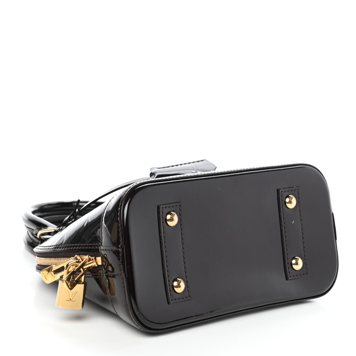 Louis Vuitton Vernis Alma BB Amarante 4 of 8