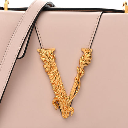 Versace Vitello Barocco Virtus Top Handle Shoulder Bag Pink 8 of 10