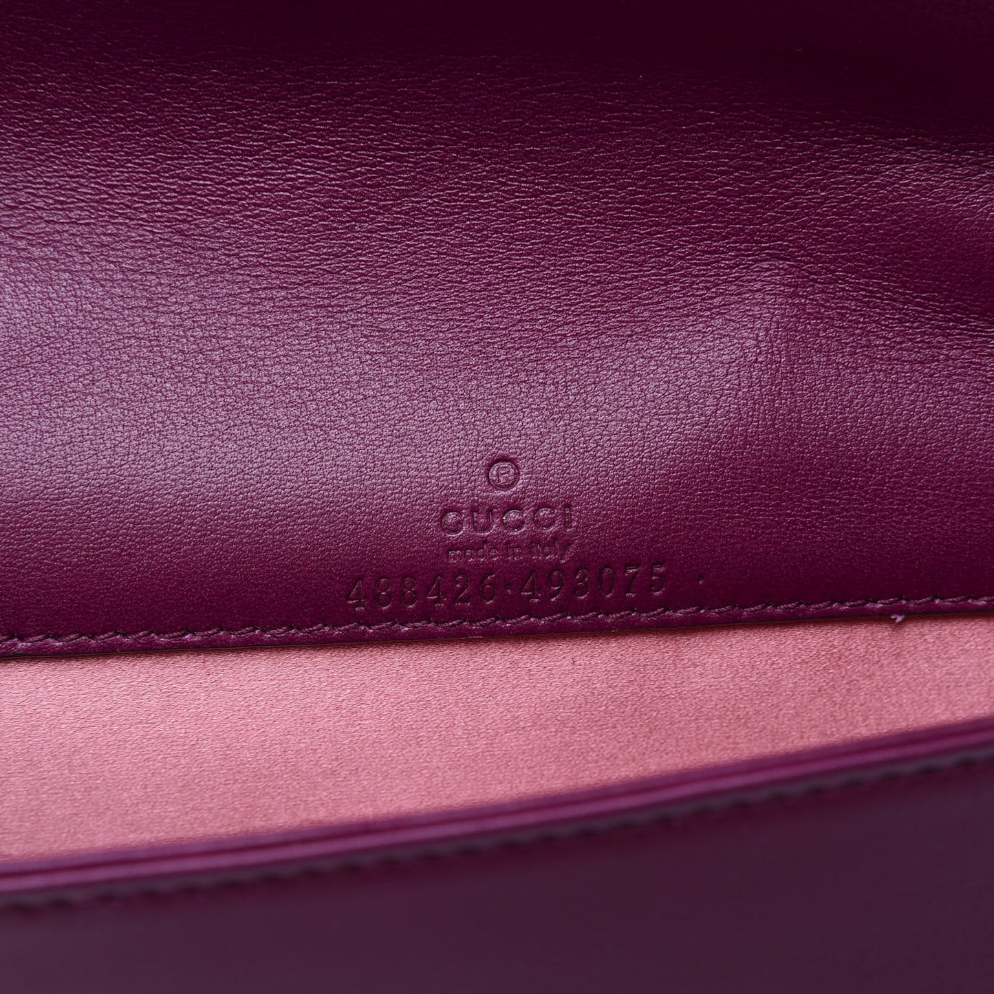 Velvet Matelasse GG Marmont Mini Bag Fuchsia Violet Cyclamen