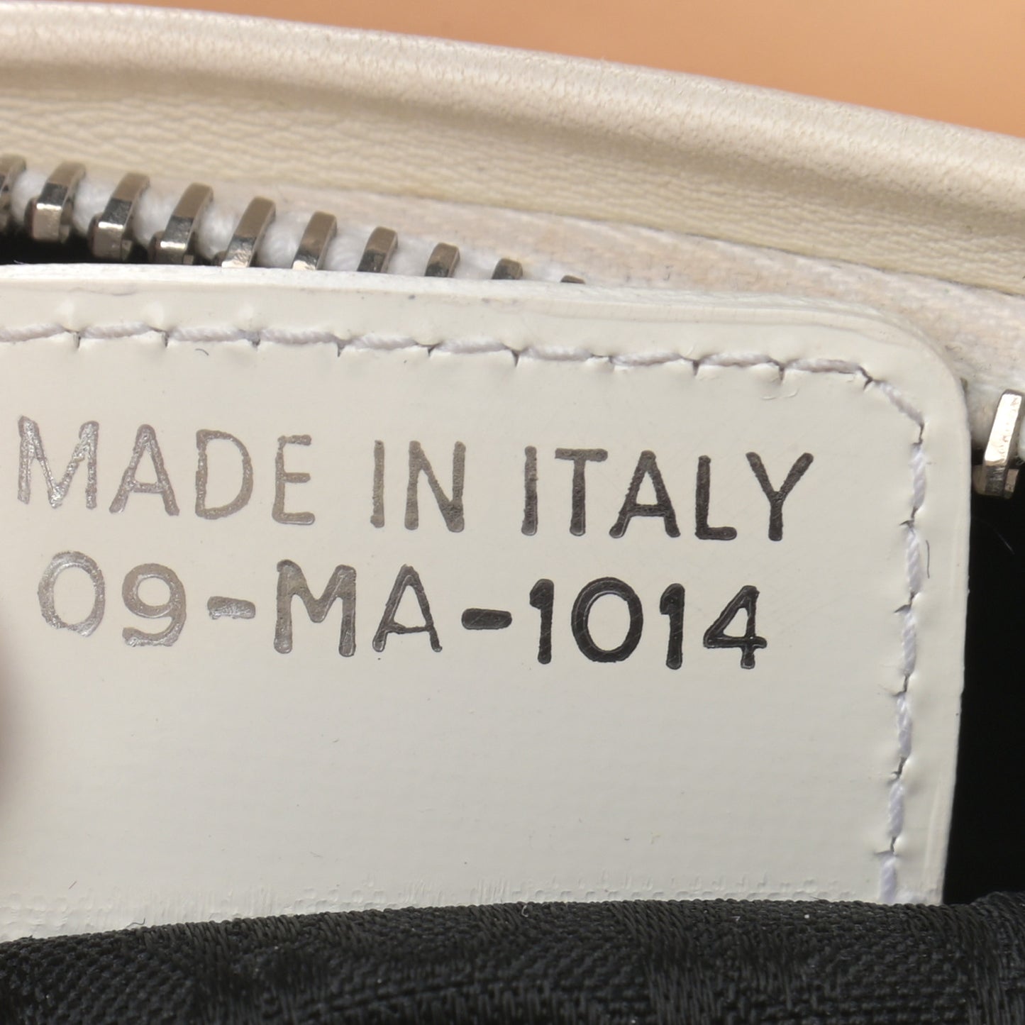 Patent Cannage Medium Lady Dior Beige