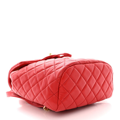 Chanel Calfskin Quilted Mini Urban Spirit Backpack Red 4 of 10