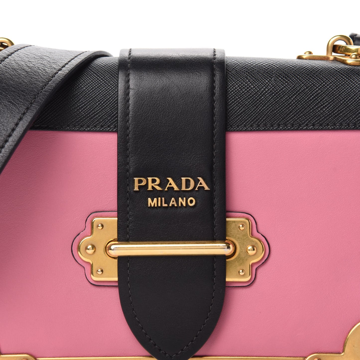 City Calf Saffiano Cahier Bag Geranio Black