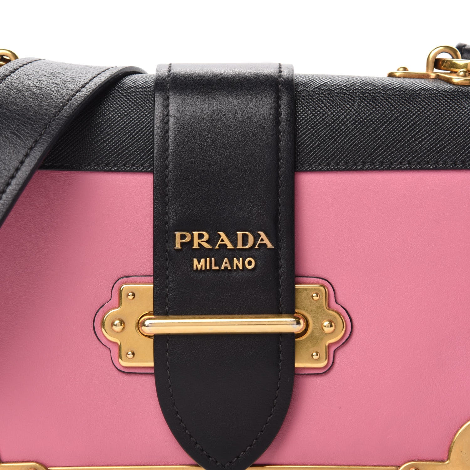 Prada City Calf Saffiano Cahier Bag Geranio Black 10 of 10