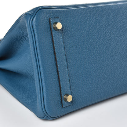 Hermes Togo Birkin 30 Cobalt 33 of 36