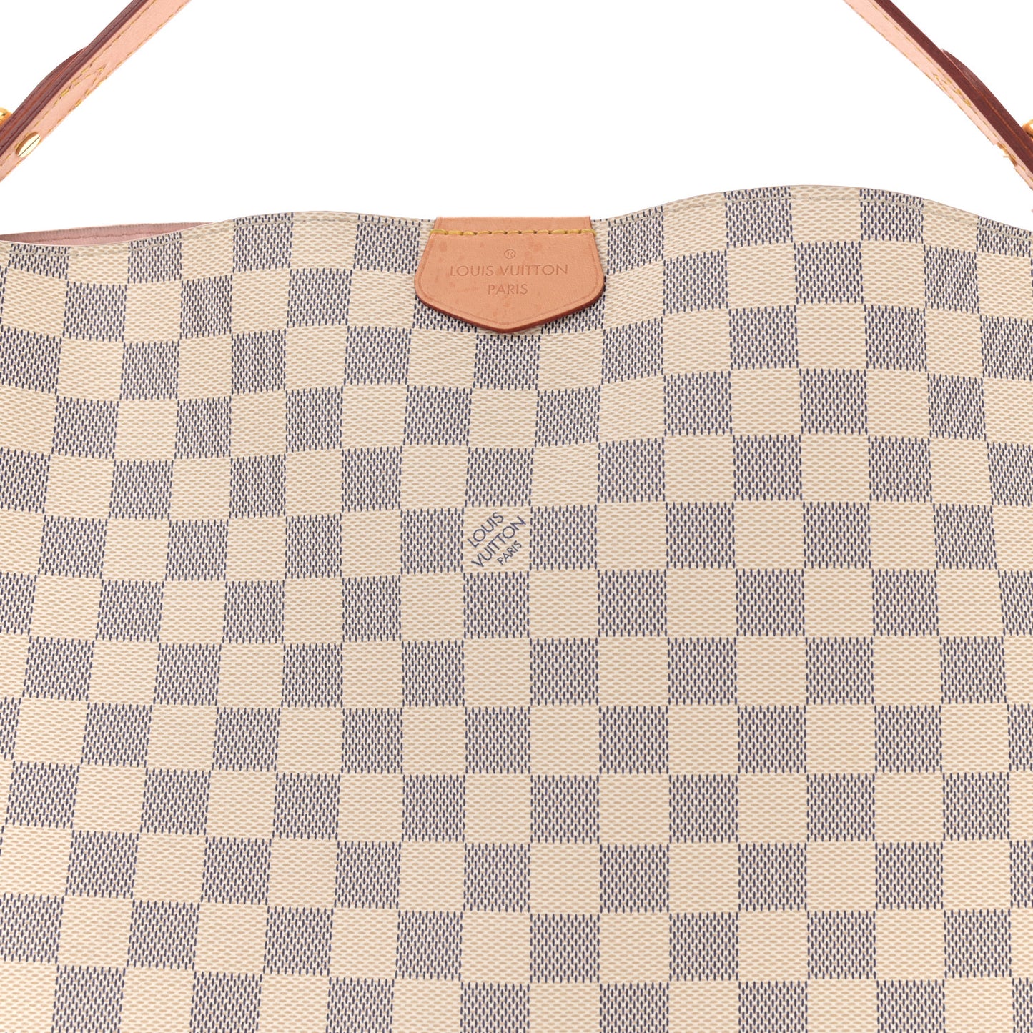 Damier Azur Graceful MM Rose Ballerine