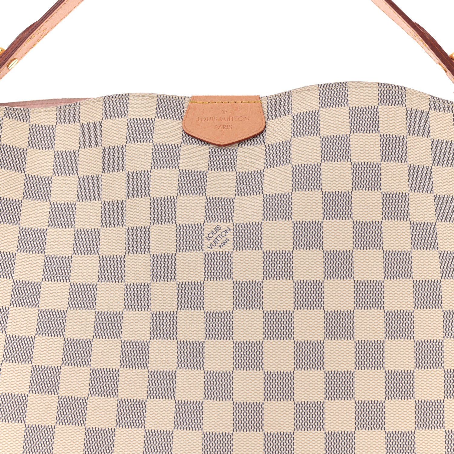 Louis Vuitton Damier Azur Graceful MM Rose Ballerine 7 of 12