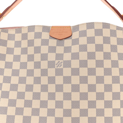 Louis Vuitton Damier Azur Graceful MM Rose Ballerine 7 of 12