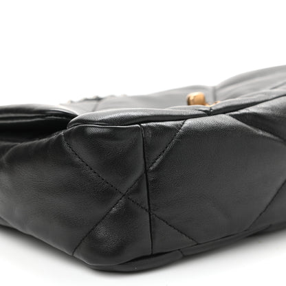 Chanel Lambskin Quilted Medium Chanel 19 Flap Black 9 of 11