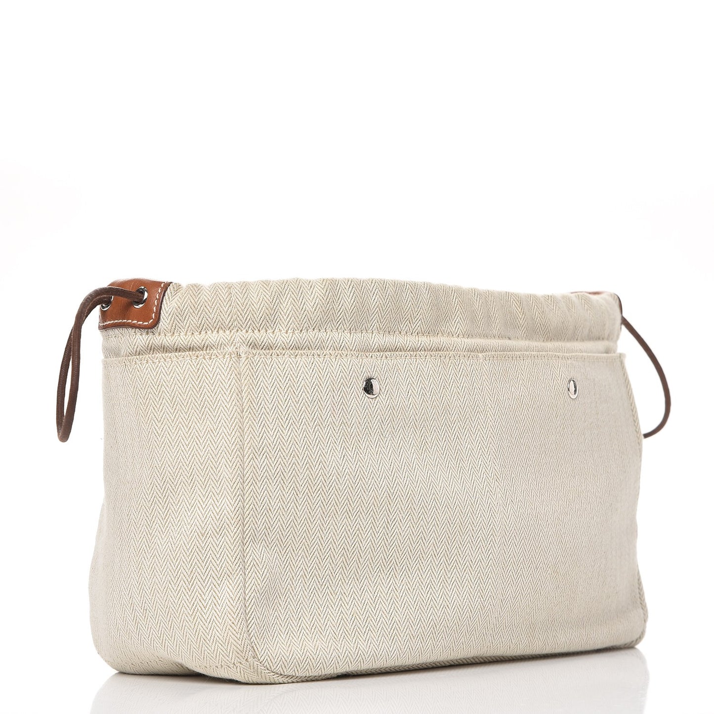 Canvas Barenia Fourbi 25 MM Pouch Naturel Fauve