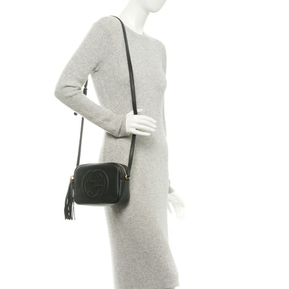 Gucci Pebbled Calfskin Small Soho Disco Bag Black 2 of 7