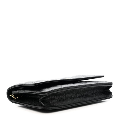 Chanel Caviar Quilted Wallet on Chain WOC Black 3 of 11