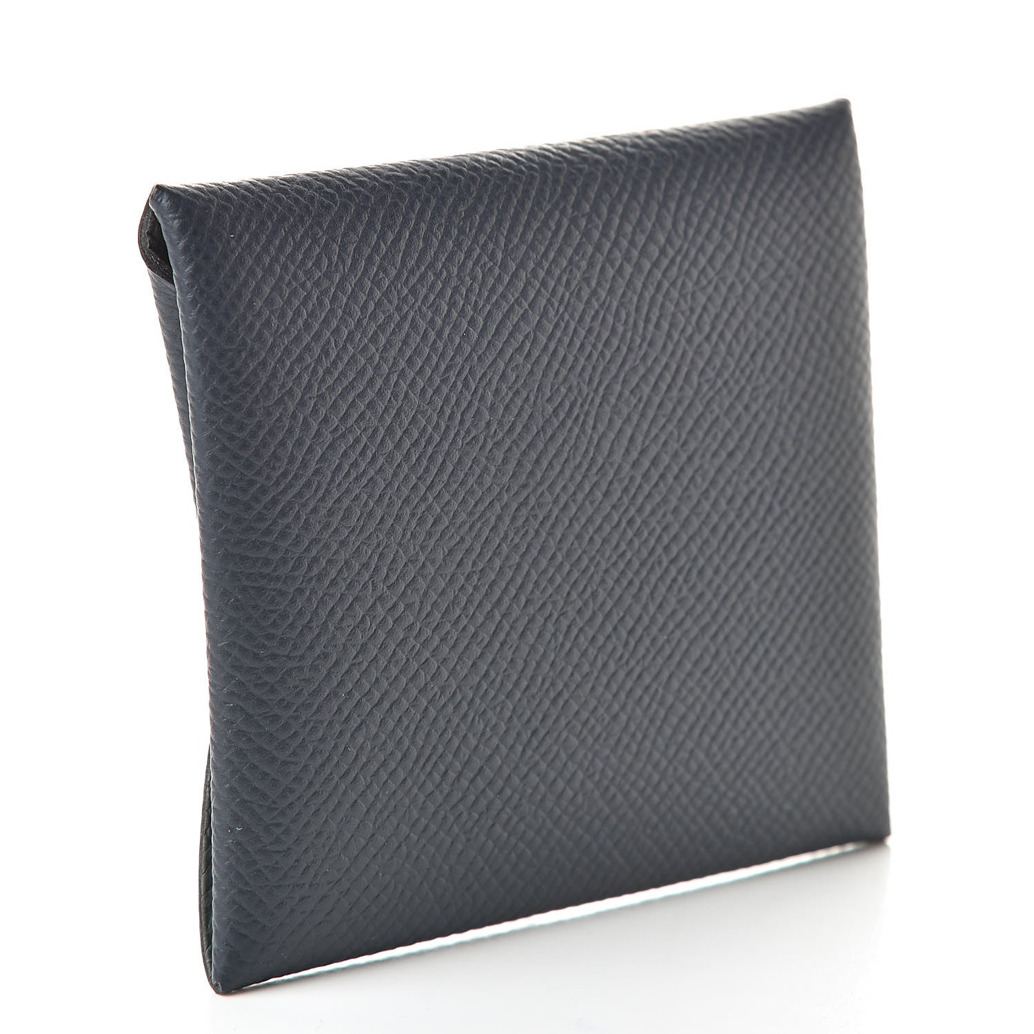 Hermes Epsom Bastia Coin Purse Bleu Indigo Vert Amande 3 of 6