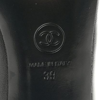 Chanel Lambskin Pumps 39 Black 9 of 10