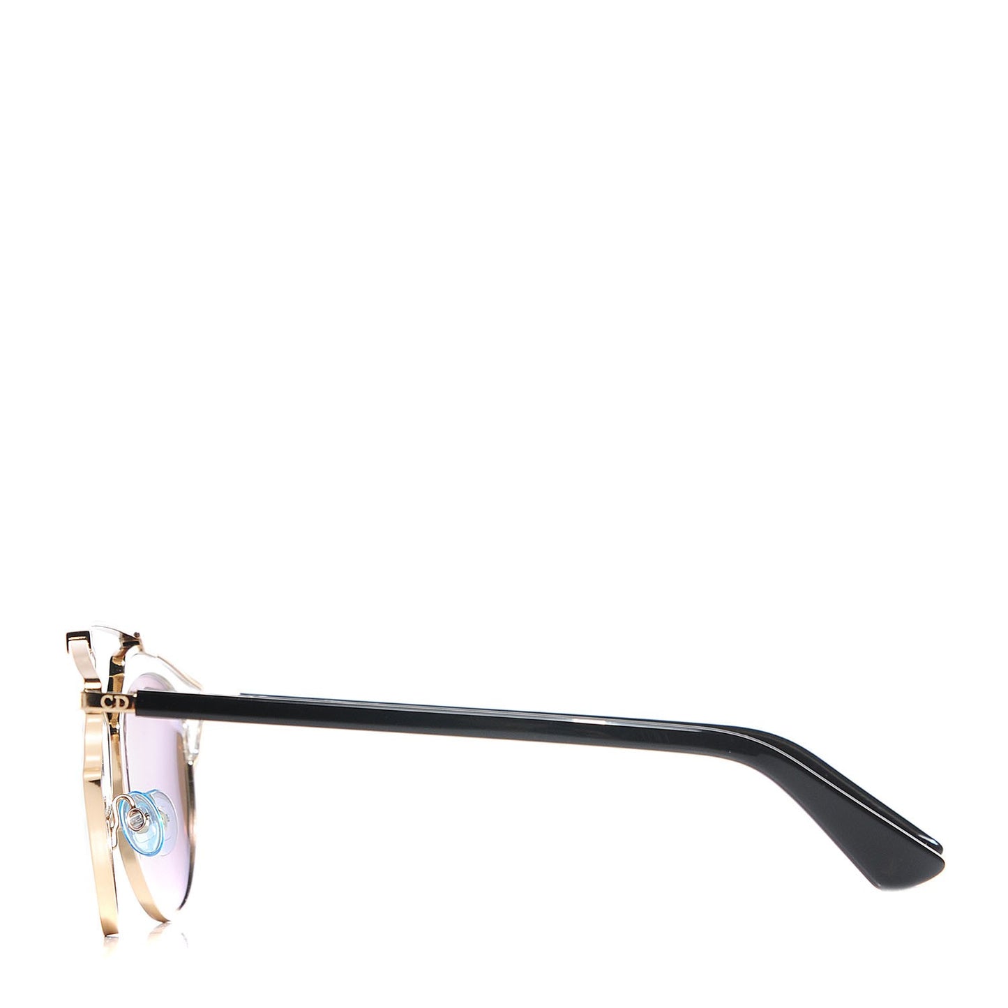 So Real Round Sunglasses Gold