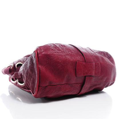 Jimmy Choo Leather XL Ramona Tote Red 4 of 9