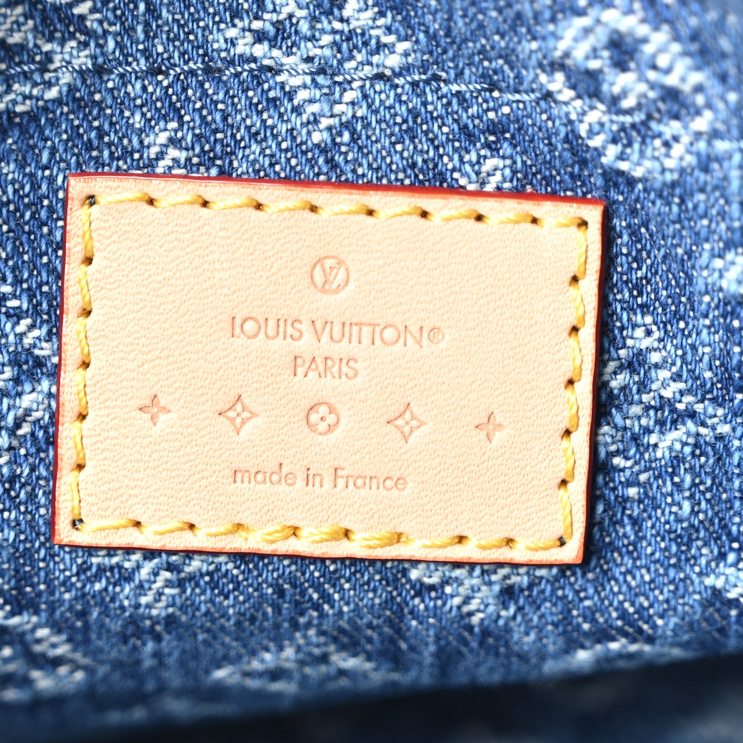 Louis Vuitton Monogram Denim Papillon Denim Blue 7 of 10