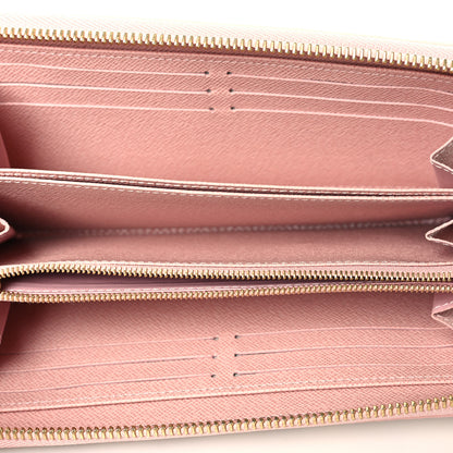 Louis Vuitton Damier Azur Zippy Wallet Rose Ballerine 5 of 6