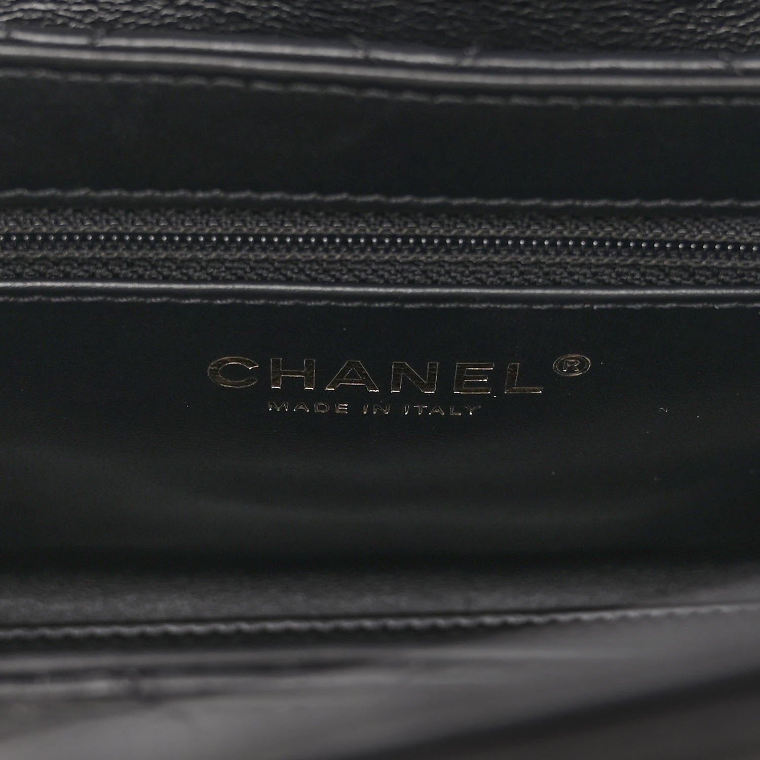 Chanel Shiny Aged Calfskin Quilted Nano Kelly Shopper Black 6 of 9