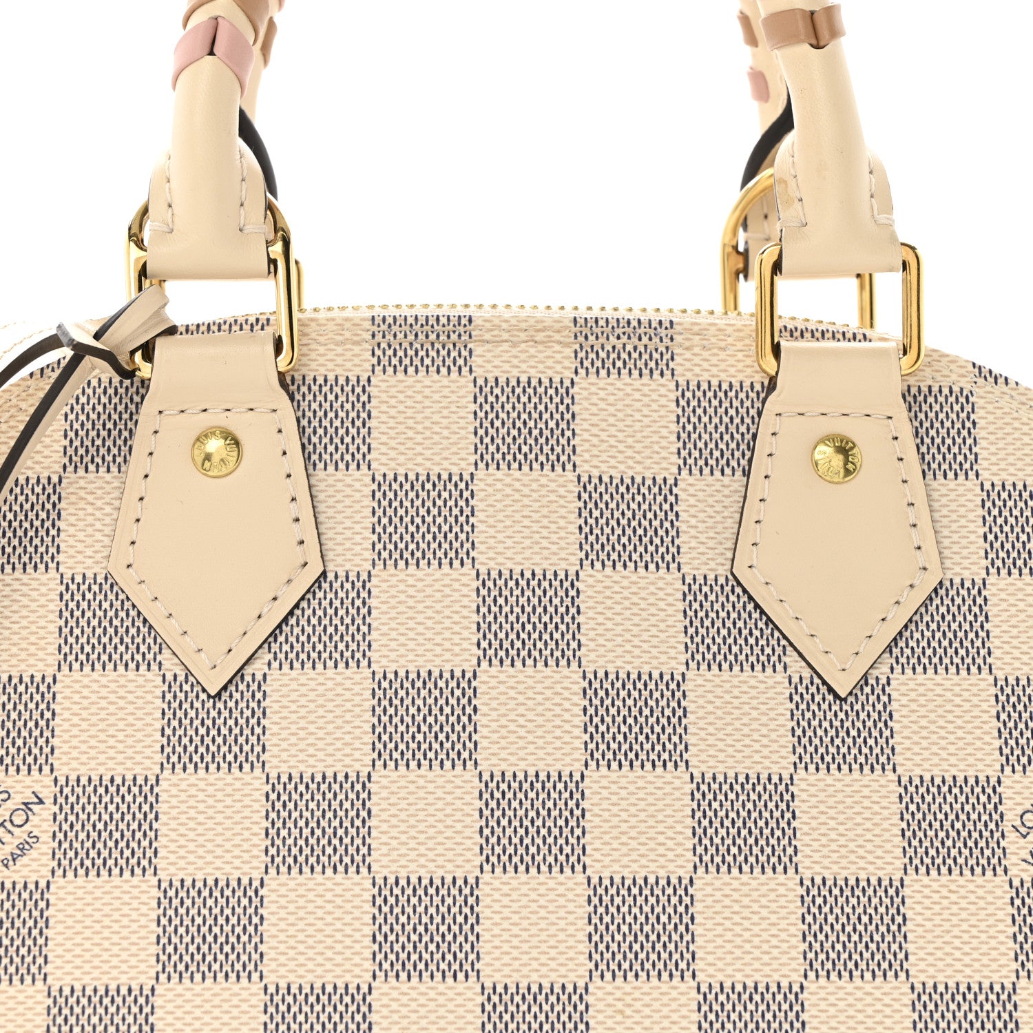 Louis Vuitton Damier Azur Braided Alma BB 7 of 11