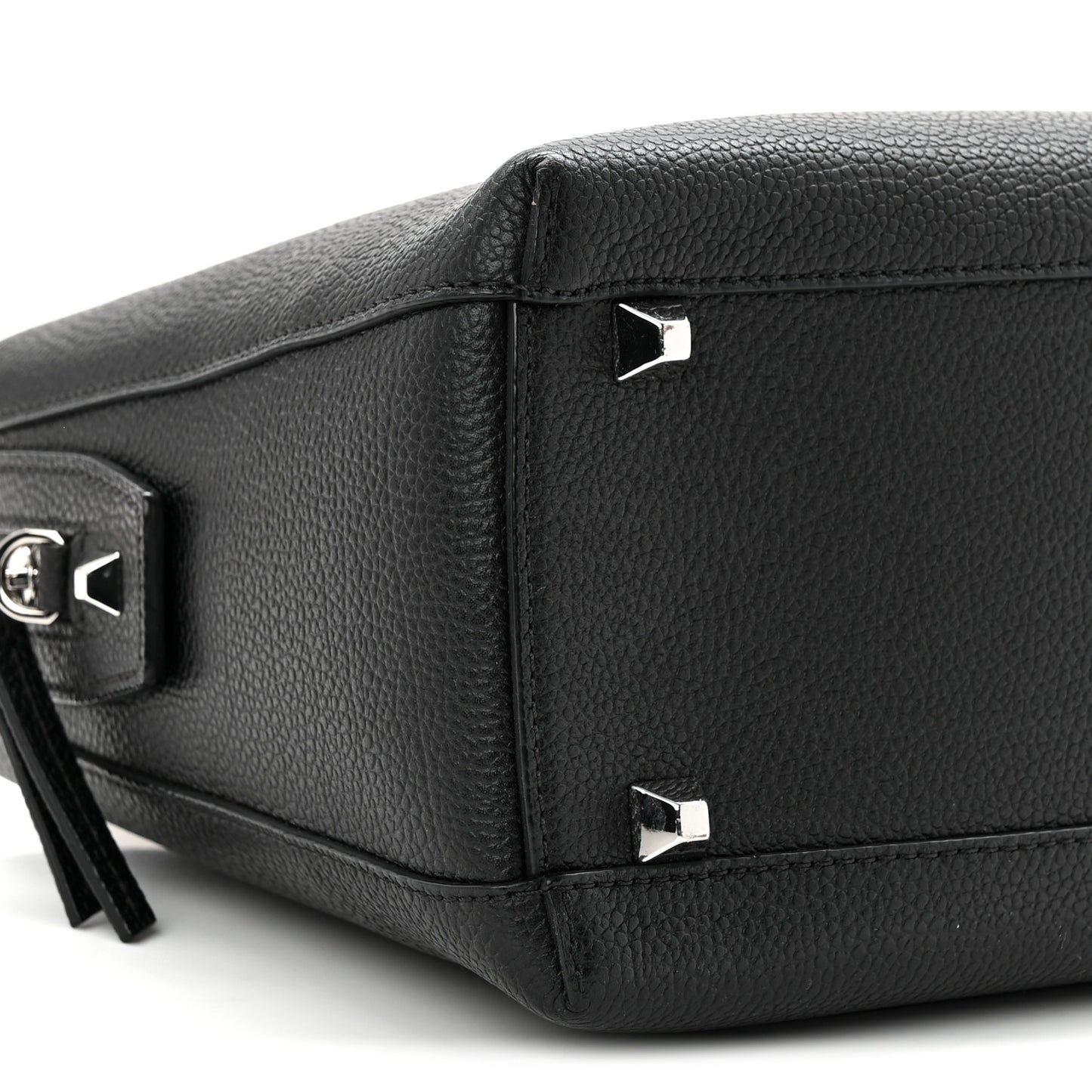 Grained Calfskin Medium Ella Boston Black