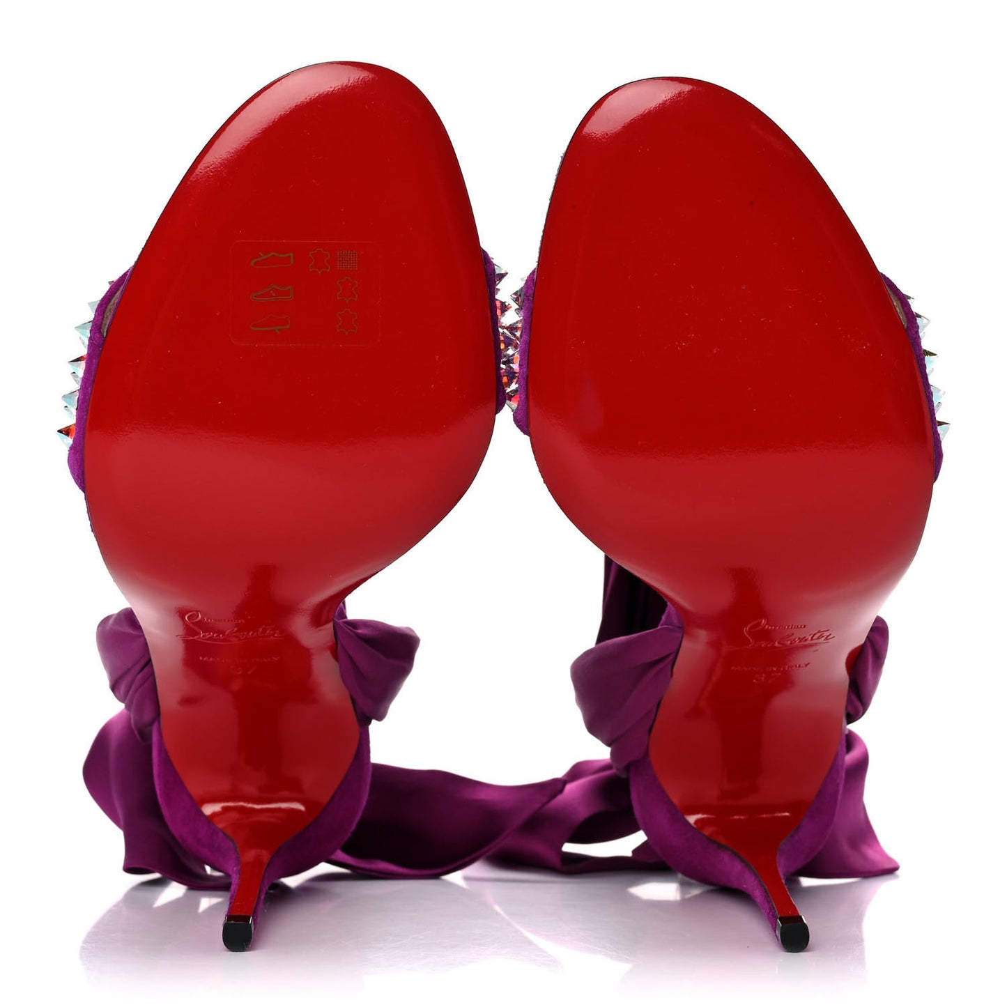 Crepe Satin Veau Velours Krystal Du Desert 100 Sandal 37 Version Ricelieu