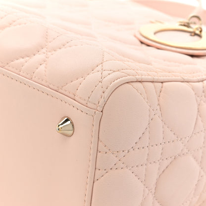 Christian Dior Lambskin Cannage Medium Lady Dior Light Pink 11 of 13