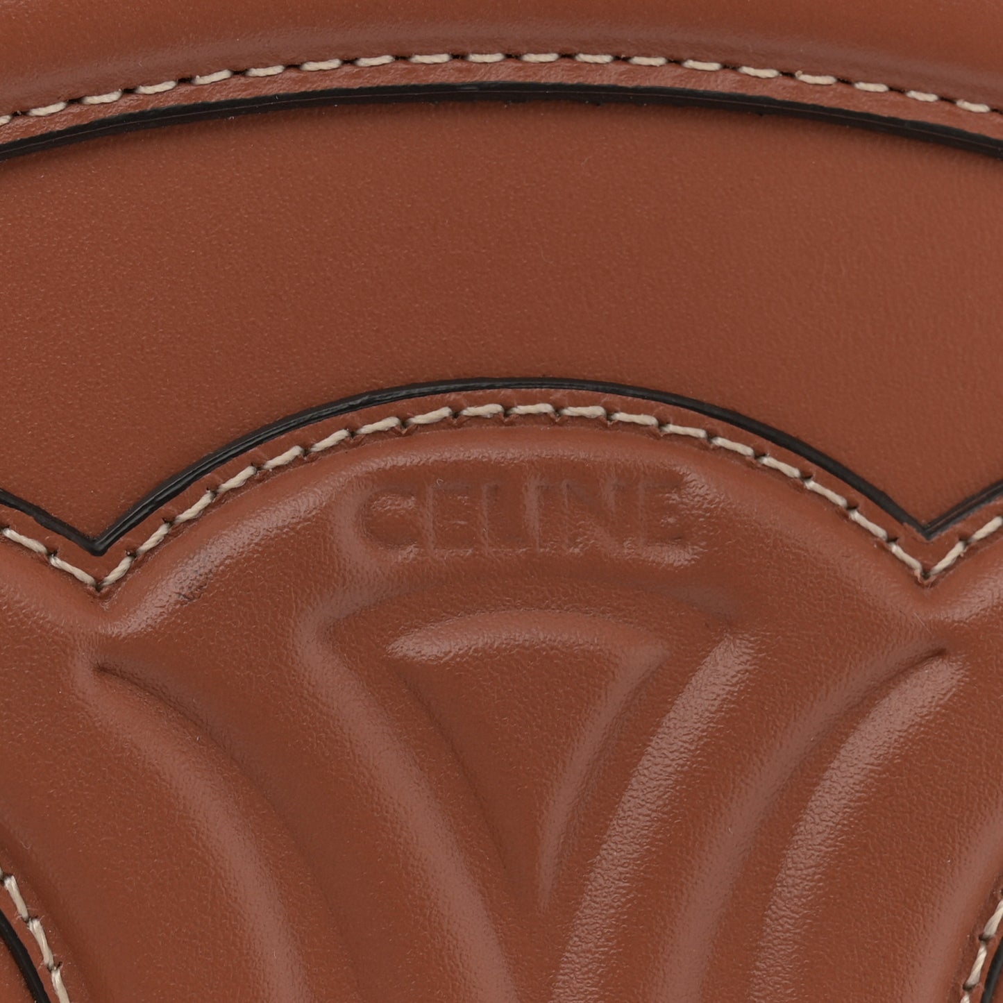 Smooth Calfskin Cuir Triomphe Oval Bag Tan
